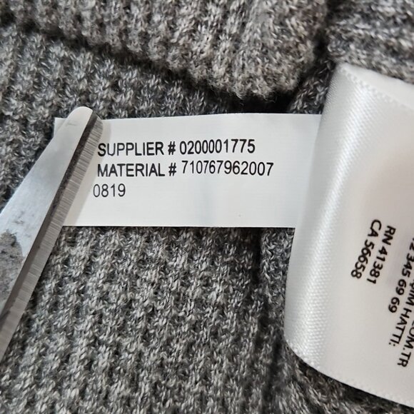 Polo Ralph Lauren Waffle Knit Hoodie Men's XXL Grey Long Sleeve Drawstring EUC - Picture 4 of 14